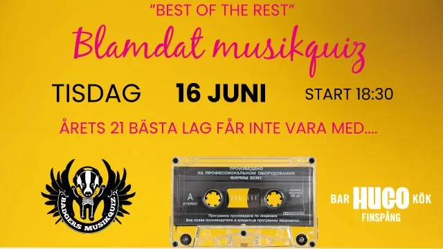 Best of the Rest 2026 – blandat musikquiz