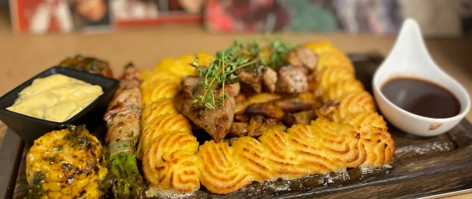 Maträtt serverad på HUGO Finspång
